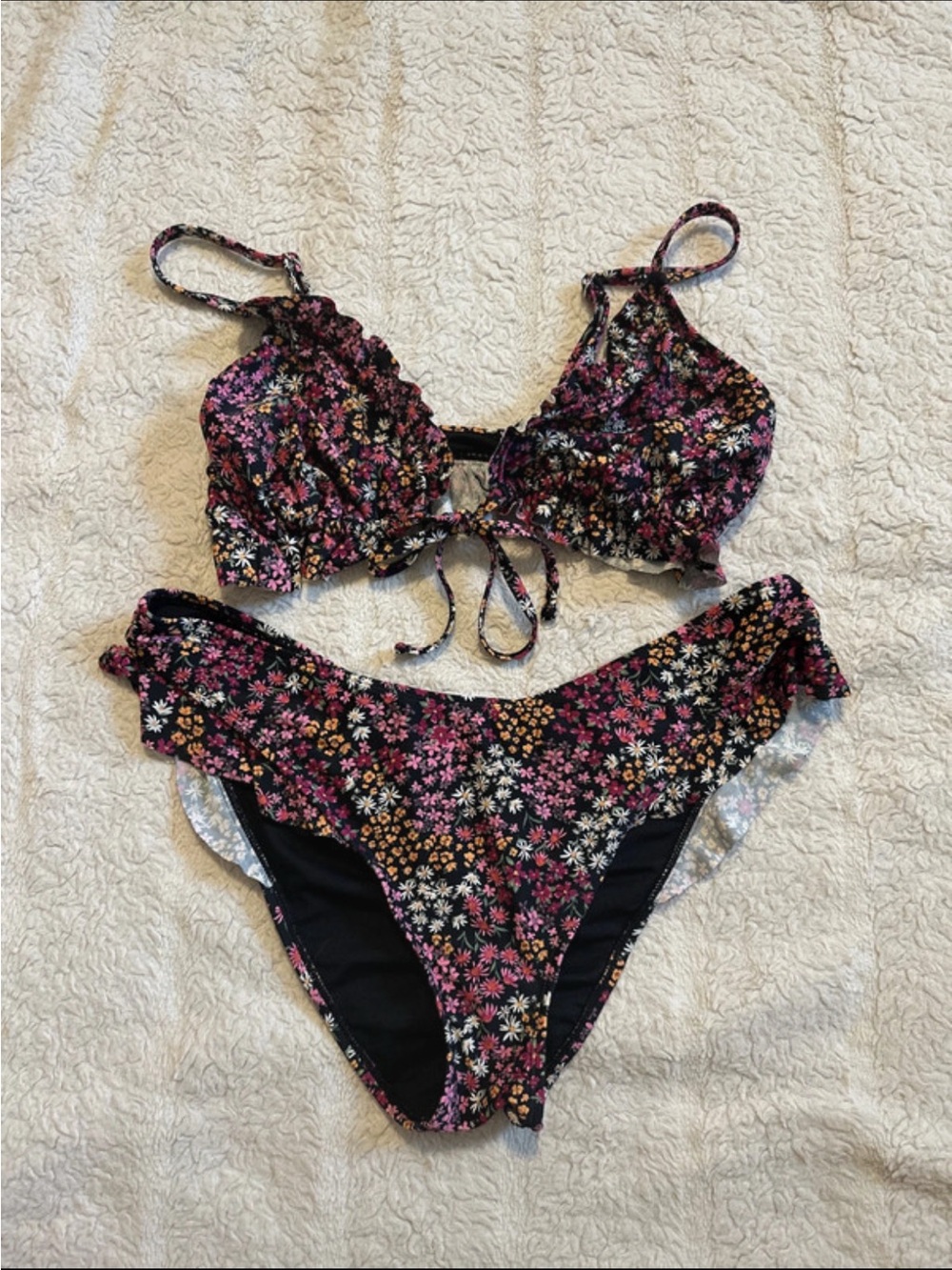 Adore Me Ruffle Flower Bikini - Picture 2 of 5